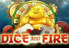 Dice And Fire Pokie Logo